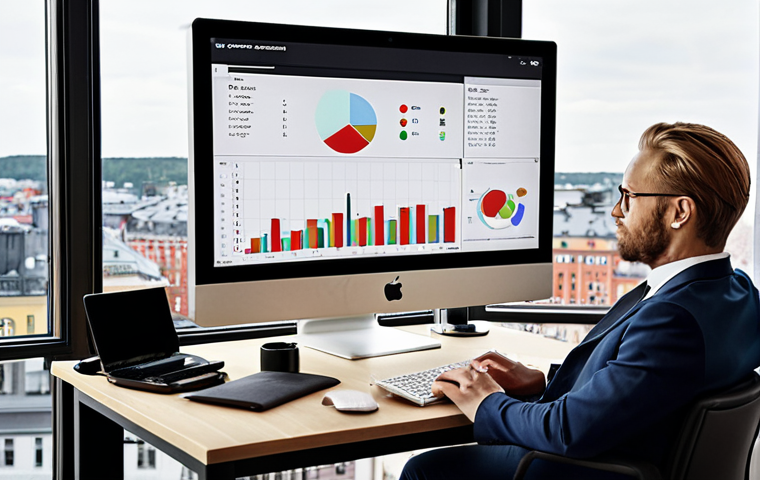 **Image Prompt:**  A modern, well-dressed Swedish investor analyzing stock charts on a computer screen, highlighting a diverse portfolio with Swedish companies like Volvo, H&M, and Spotify.  Show a clean, minimalist Stockholm office setting with a window overlooking the city.  Style: Clean, professional, optimistic.